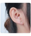 Gold Plated Silver Studs Earrings STF-11-GP